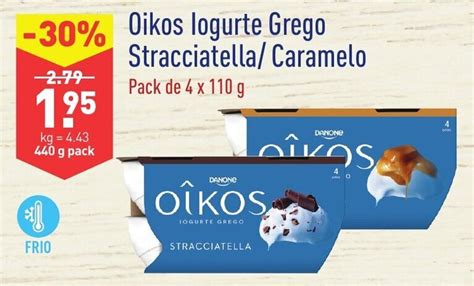 Promo O O Kos Iogurte Grego Stracciatella Caramelo X G Em Aldi