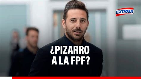 Claudio Pizarro Puede Postular A La Presidencia De La FPF Abogado