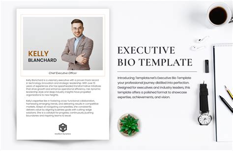 Executive Bio Template in Word, Illustrator, PSD, PNG - Download ...