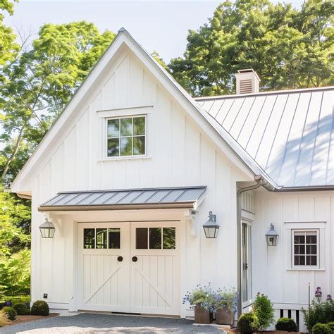 25 White Board And Batten Exteriors That Prove Minimalism Is The New