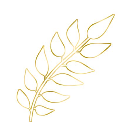 Gold Leaf Illustration 16774989 Png