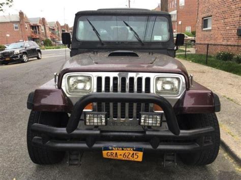 1989 Jeep Wrangler Used Brown 2 Dr S 4wd For Sale Photos Technical Specifications Description