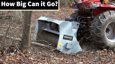 Clearing Land With A TYM Tractor Mulcher Chainsaw