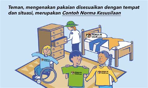 Contoh Pelaksanaan Norma Kesusilaan Ujian