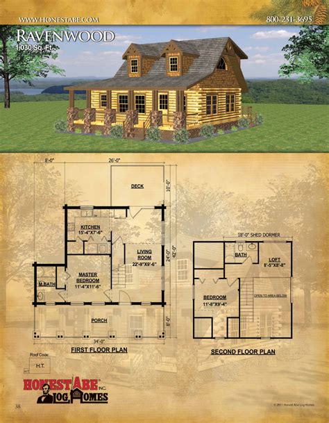 Browse Floor Plans For Our Custom Log Cabin Homes Artofit