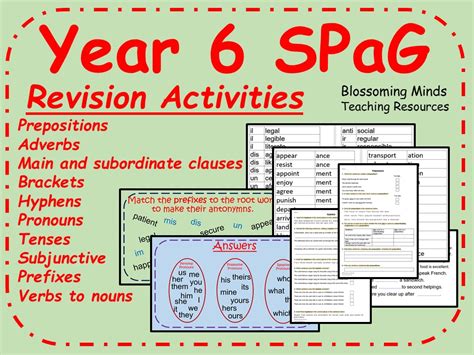 Ks2 Spag Tests And Revision Year 6 Sats Tes Hot Sex Picture