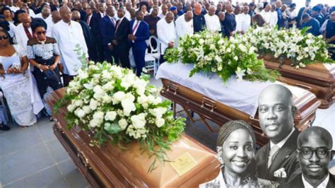 Access Bank Holdings CEO Herbert Wigwe, wife, son laid to rest