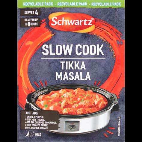 Buy Slow Cookers Tikka Masala Recipe Mix Schwartz