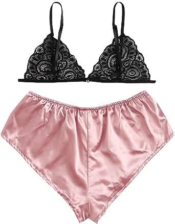 Qqqqc Ensembles De Lingerie Femme Pc Dames Lingerie Sexy V Tements De