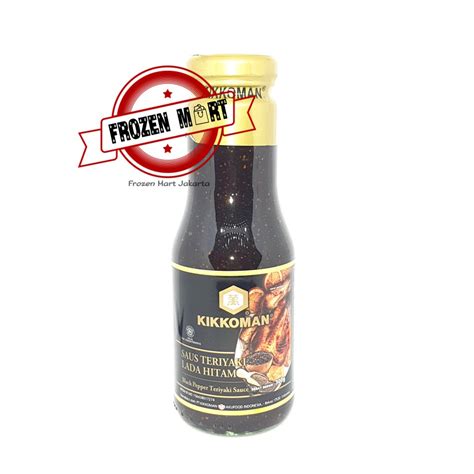 Jual Kikkoman Black Pepper Teriyaki Sauce Saus Teriyaki Lada Hitam