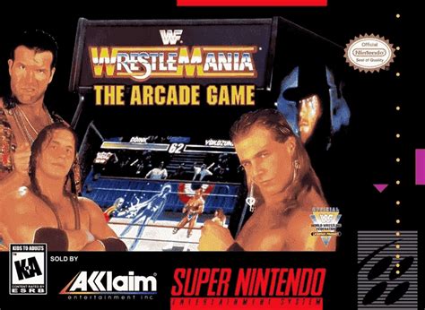 Wwf Wrestlemania The Arcade Game Boxarts For Nintendo Super Nes The