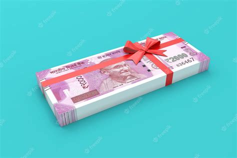 Premium Photo | Indian 2000 Rupee - 3D Rendered Image