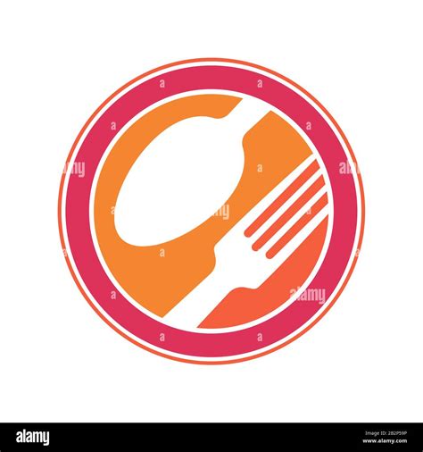 Restaurant Diner Vector Logo Dish Banque De Photographies Et Dimages