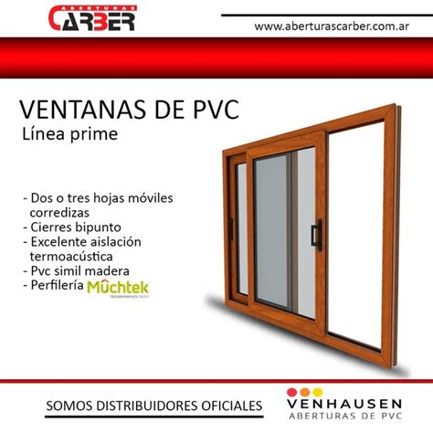 Ventana Pvc Prime Simil Madera En 3 Hojas Moviles Dvh 33933 De 400