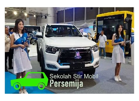 Mobil Pikap Double Cabin Listrik Bikinan MAB Di PEVS 2023 PERSEMIJA