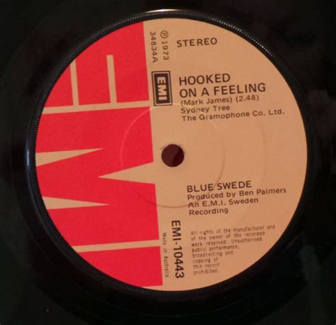 Blue Swede – Hooked On A Feeling (1973, Vinyl) - Discogs