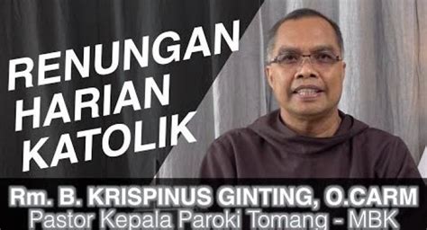 Renungan Harian Minggu 7 Mei 2023 Https Parokimbk Or Id