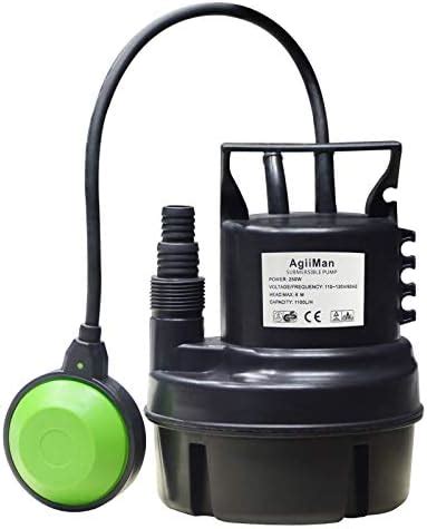 AgiiMan Submersible Utility Sump Pump Electric Heavy Clean Water Pool