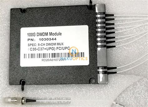 Ghz Channels Fiber Optic Dense Wavelength Division Multiplexer