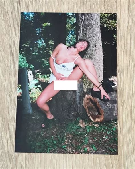 Foto K Nstlerischer Akt Schnappschuss Frau Erotik Original Nackt Baum