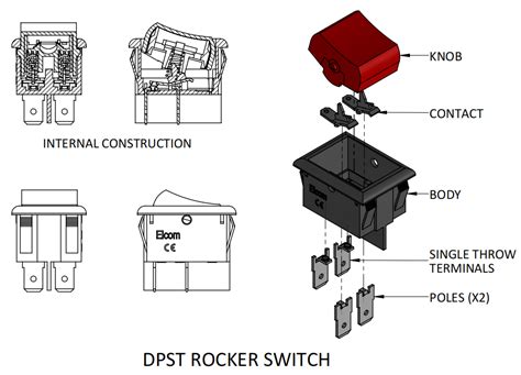 Dpst Rocker Switch