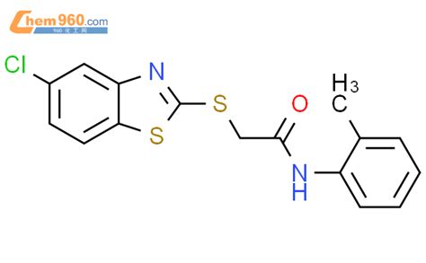 Chlorobenzo D Thiazol Yl Thio N O Tolyl