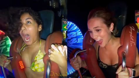 Slingshot Ride Girl Fail Compilation Funny And Shocking Moments 66