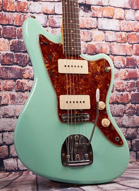 1960 Fender Jazzmaster Refinished In Sea Foam Green Guitar Electric Guitar Music Guitar