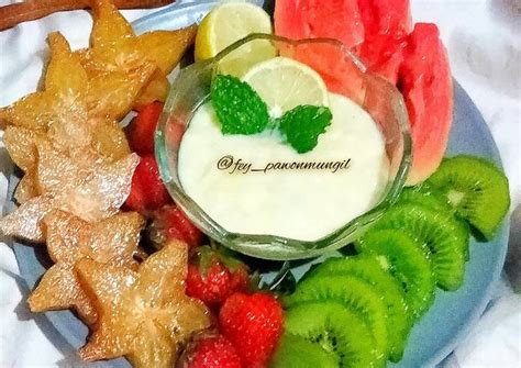 Resep Salad Buah Saus Yoghurt Oleh Fey Pawonmungil Cookpad