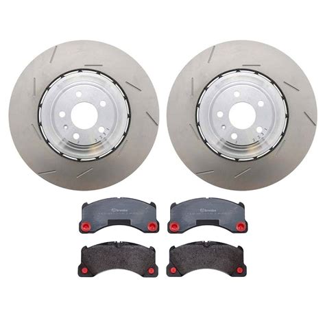 Porsche Disc Brake Pad And Rotor Kit Front Mm Slotted Low Met