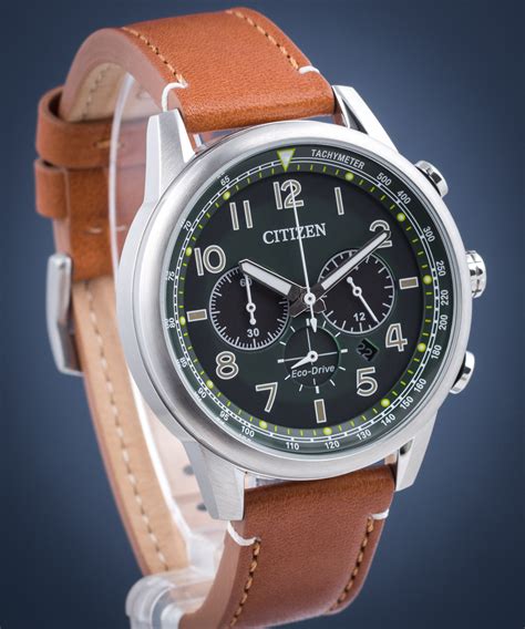 Citizen Ca X Zegarek Leather Eco Drive Chronograph Zegarownia Pl