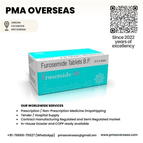 Furosemide Mg Furosemide Mg Healing Pharma At Rs Stripe