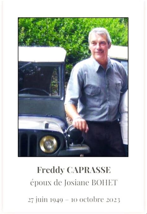 BMVT Freddy Caprasse membre du BMVT est décédé