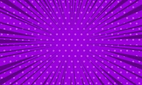 Premium Vector Comic Zoom Purple Dotted Background