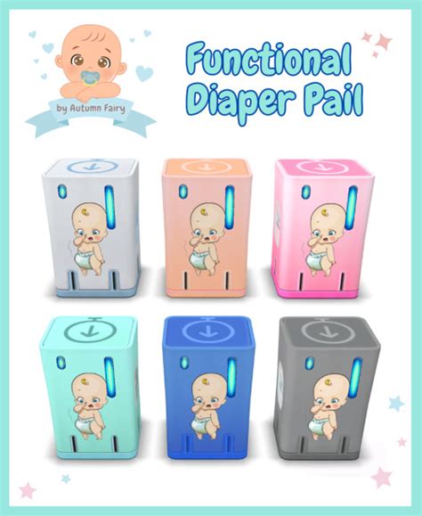 Diaper Pail 👶 | Sims 4 toddler, Sims 4 expansions, Sims 4 teen