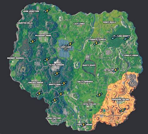 All Driftboard Locations Fortnite Chapter Season Og Dearplayers