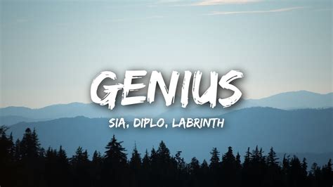 Lsd Genius Lyrics Ft Sia Diplo Labrinth Youtube Music