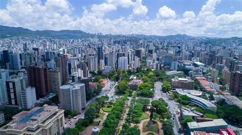 Vista A Rea Da Pra A Da Liberdade Em Belo Horizonte Minas Gerais Brasil