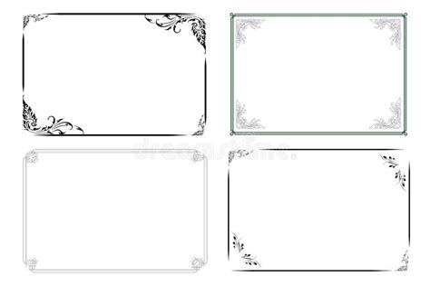 Classic frame stock vector. Illustration of frames, empty - 30807807