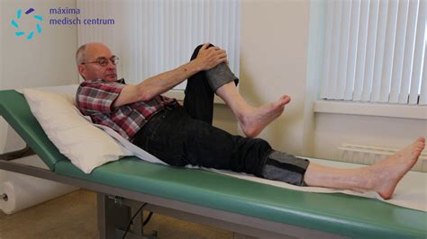 MMC Fysiotherapie Ouderen 5 Knie Opgetrokken Houden En Andere Knie