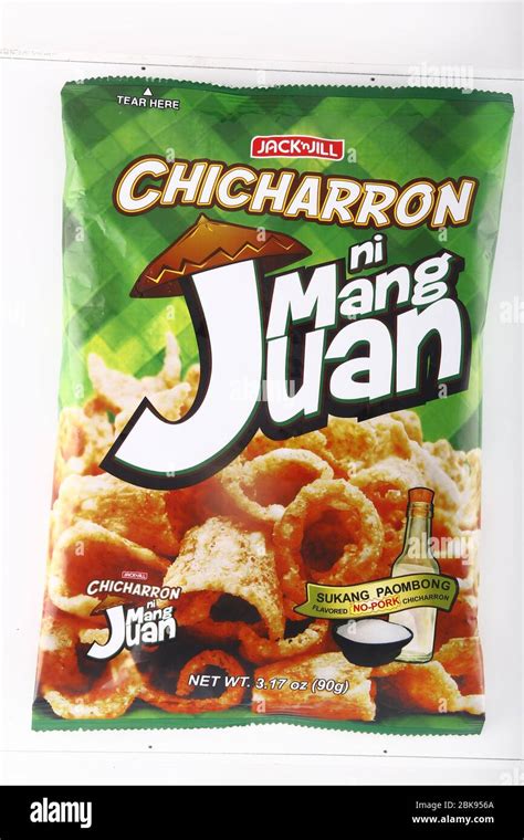 Antipolo City Philippines February 6 2019 Bag Of Chicharron Ni Mang Juan Or Crispy Pork