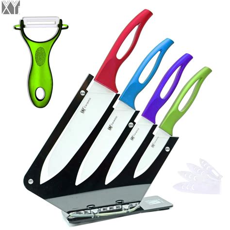 XYJ 6 Piece Ceramic Knife Set 3 4 5 6 Paring Utility Slicing Chef