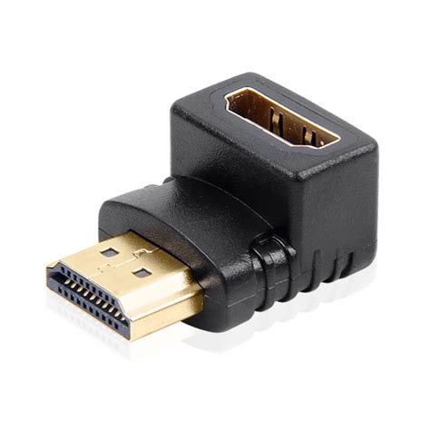 HDMI Male To HDMI Female Cable Adapter Converter Mini HDMI Adapter Extender 90 / 270 Degrees ...