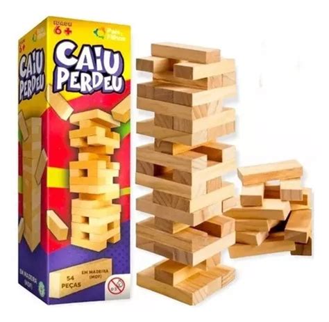 Brinquedo Jogo Mesa Caiu Perdeu Madeira Pe As Mdf Mercadolivre