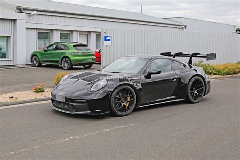 New 992 Porsche 911 GT3 RS Spotted in Traffic, the Wing Game Is Insane ...