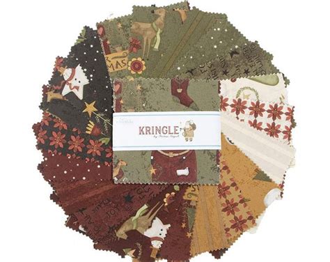 Kringle 5 Stacker Charm Pack By Teresa Kogut For Riley Blake Designs 42