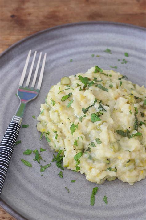 Citroenrisotto Met Groene Asperges Francesca Kookt