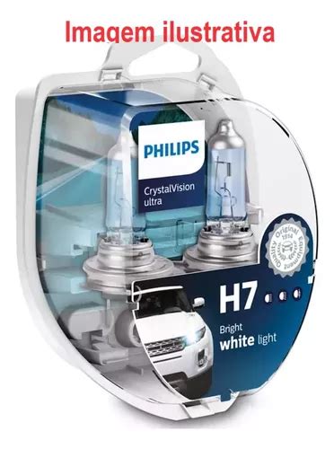 Par Lampada Philips H Crystal Vision Ultra K Pingos