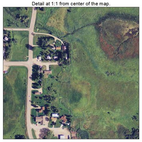 Aerial Photography Map of Ogema, MN Minnesota