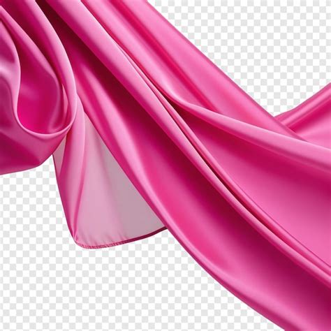 Premium Psd Flying Pink Silk Fabric Png Isolated On Transparent